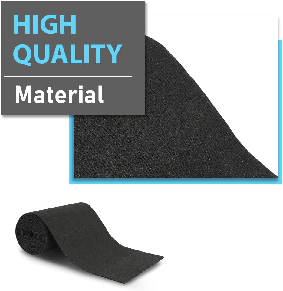CHEDA Boat Trailer Bunk Carpet, Ribbed Marine Bunk Carpet Trailer Step Carpeting Fit for Boat Trailer Bunks Runner, Decks, Boat Docks