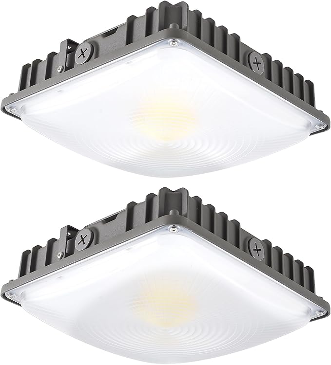 70W/45W/30W Power Selectable LED Canopy Garage Light by OstekLedLighting