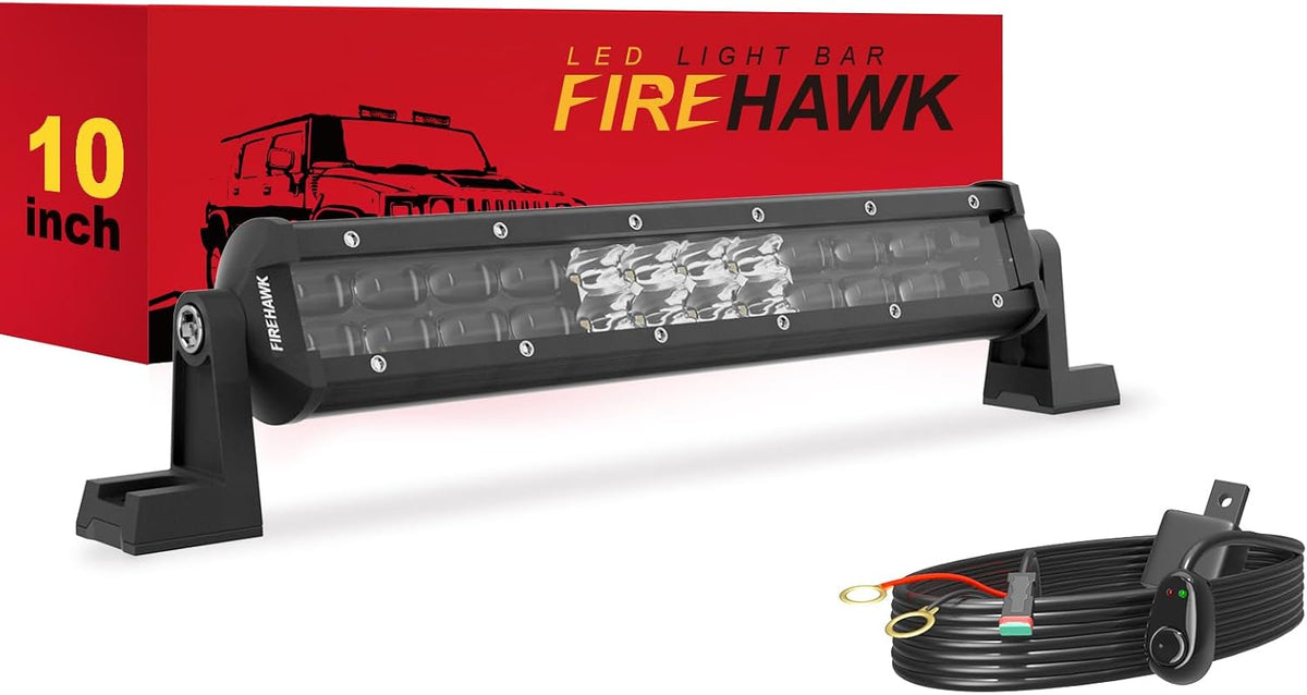 firehawk led light bar 10 inch 35,000lm, 2026, main product view