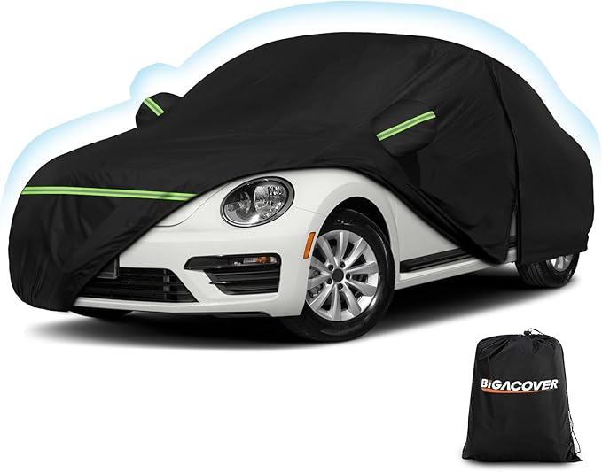 for New Beetle Car Cover Waterproof All Weather Heavy Duty Protection Outdoor by BIGACOVER
