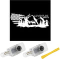 No Fade Car Door Lights Logo Projector Compatible with MDX RDX TLX TL RLX ZDX, Car Accessories for MDX RDX TLX TL RLX ZDX