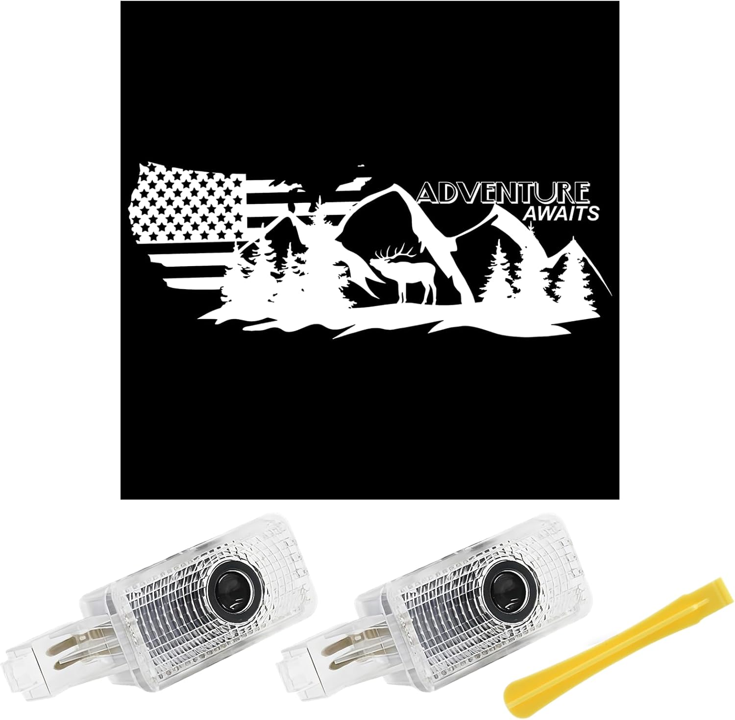 No Fade Car Door Lights Logo Projector Compatible with MDX RDX TLX TL RLX ZDX, Car Accessories for MDX RDX TLX TL RLX ZDX