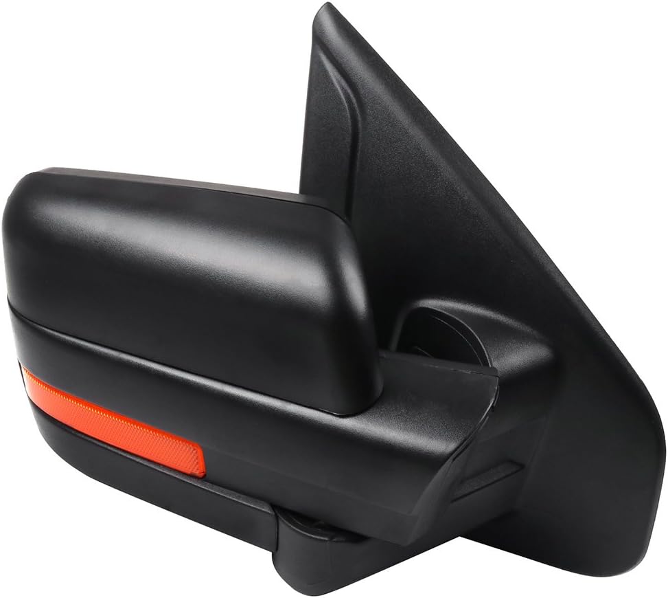 Passenger Side Heated Towing Mirrors Fits 2004-2014 for Ford for F-150 Series Truck Pickup, Power Adjusted View Mirror with Turn Signal Indicator