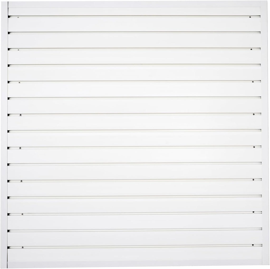 Slatwall Panel Garage Organizer Heavy Duty Wall Mounted, PVC Slat Panels Home
