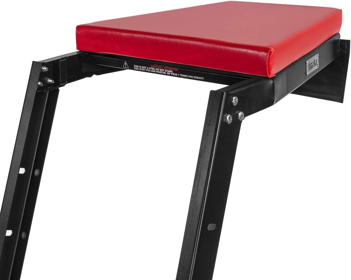 XtremepowerUS Collapsible Top Creeper Workstation Shop Mechanic Thick Padded Deck Adjustable Height 400LBS Capacity with Caster