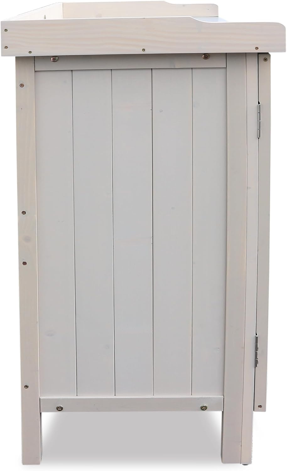 habau lino 3095, garden storage cabinet, potting bchen showing dimensions