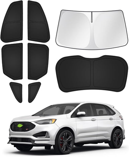 Sunshades for Ford Edge 2015-2024 Accessories Windshield Sun Shade Side Rear (8PCS)