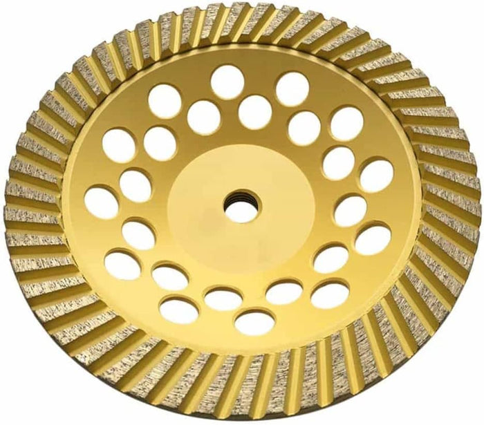7" Grinding Wheels for Concrete, Granite, and Marble, #60/80 Grit