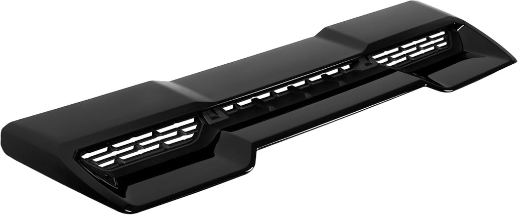 ALMULOO Hood Vent Scoop Compatible with 2020-2023 GMC Sierra 2500 HD & 3500 HD Plastic (ABS+PP) Front Hoods Air Intake Vent Cooling Scoop Plastic (ABS+PP）Painted Gloss Black
