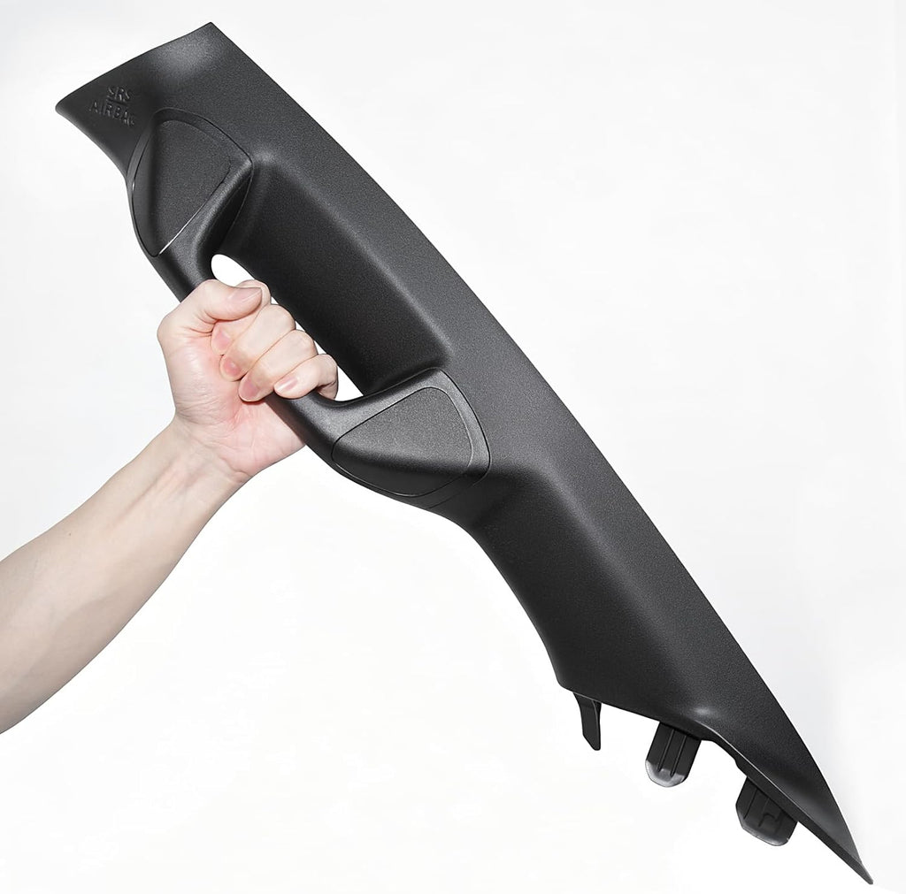 Driver Side A-Pillar Grab Handle for Toyota Tacoma 3rd Gen (2016-2023), OEM-Style Texture, Matches Passenger Side, Sturdy & No Creaking Noise, Easy Installation (Black)