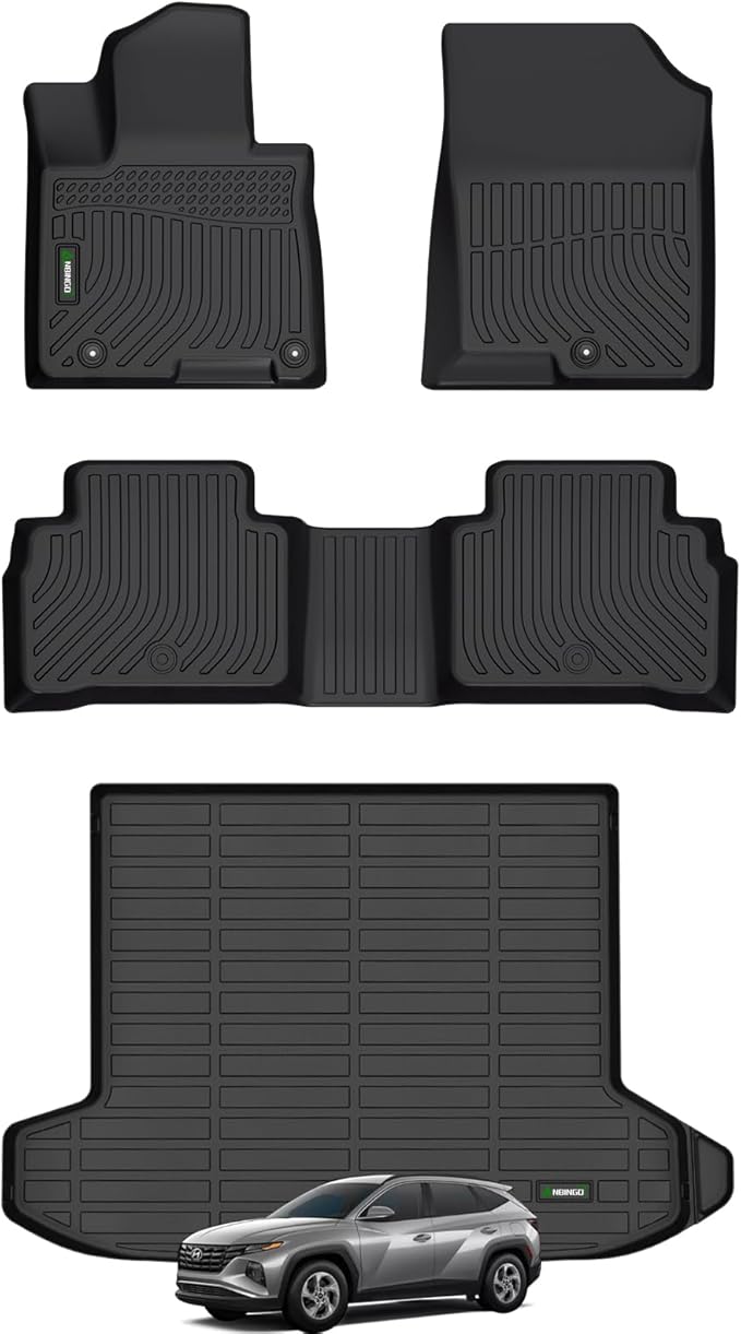 ANBINGO®Floor Mats & Trunk Mat for Tucson 2022 2023 2024 2025 All Weather Mats by ANBINGO