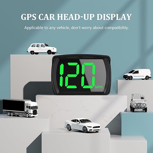 Speedometer HUD, GPS Digital Speed Meter - Image 2