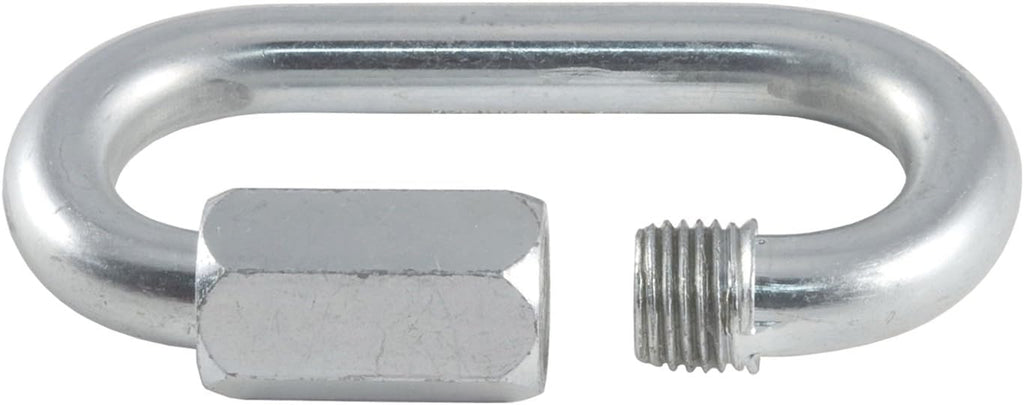 CURT 82900 Threaded Quick Link Trailer Safety Chain Hook Carabiner Clip, 5/16-Inch Diameter, 8,800 lbs Break Strength
