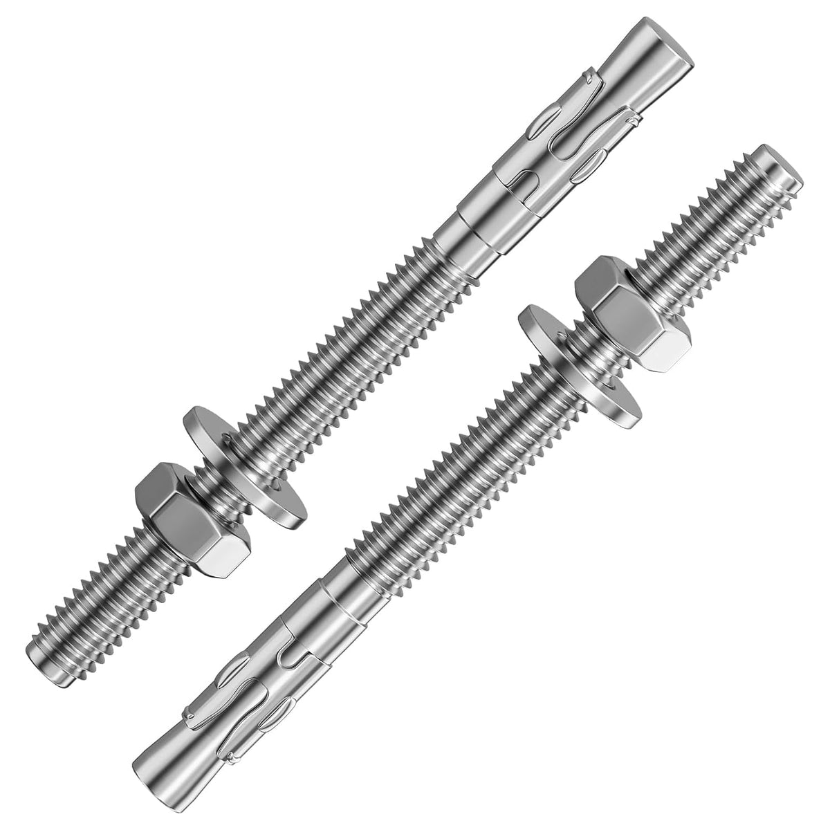 wensilon 30pcs 5/16x4 inch standard fasteners for heavy-duty, main product view