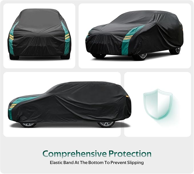 Compact SUV Car Cover Waterproof All Weather, Universal Fit - Image 4