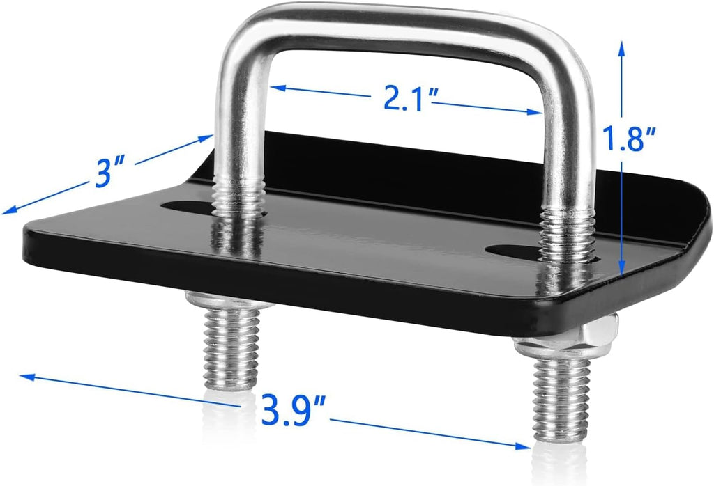 Eapele Tow Hitch Step for 2 inch Receiver, Universal Anti Slip Bumper Guard，Strong Steel 10000lbs Maximum Load, for Trailer Tow Truck Pickup SUV Pickup Van RV