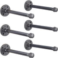 pipe decor industrial shelf brackets – set of, main product view