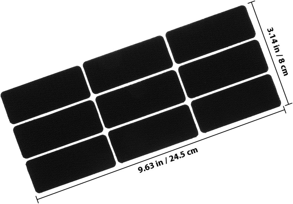 Car Carpet Fixing Stickers 18 Pairs Double-Sided Adhesive Non-Slip Car Floor Mat Holders High Temperature Resistant for Automotive Interior Floor Mats