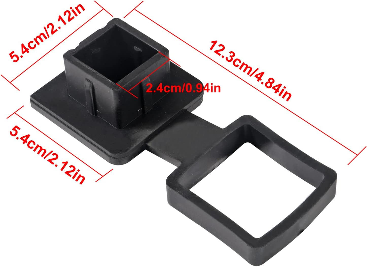 Trailer Hitch Tube Cover 1.25'' Rubber Plug Cap Insert 1 1/4 inch Heavy Duty Towing Hitch Covers for 1.25'' Receivers Class 1 2 I II Ford Jeep Dodge Nissan Audi Porsche Polaris ATV UTV