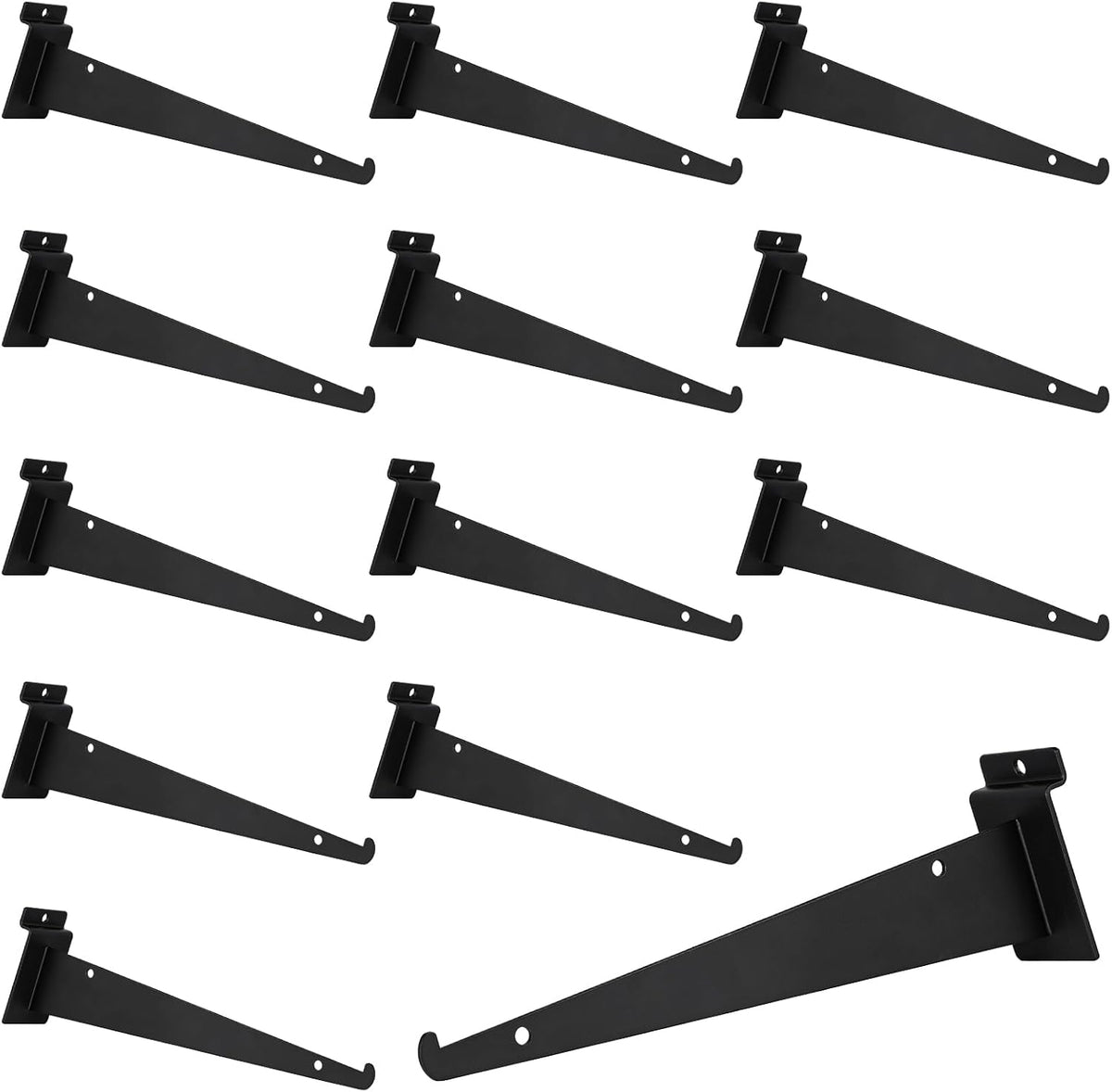 10 inch slatwall shelf bracket, slatwall accessories, heavy, main product view