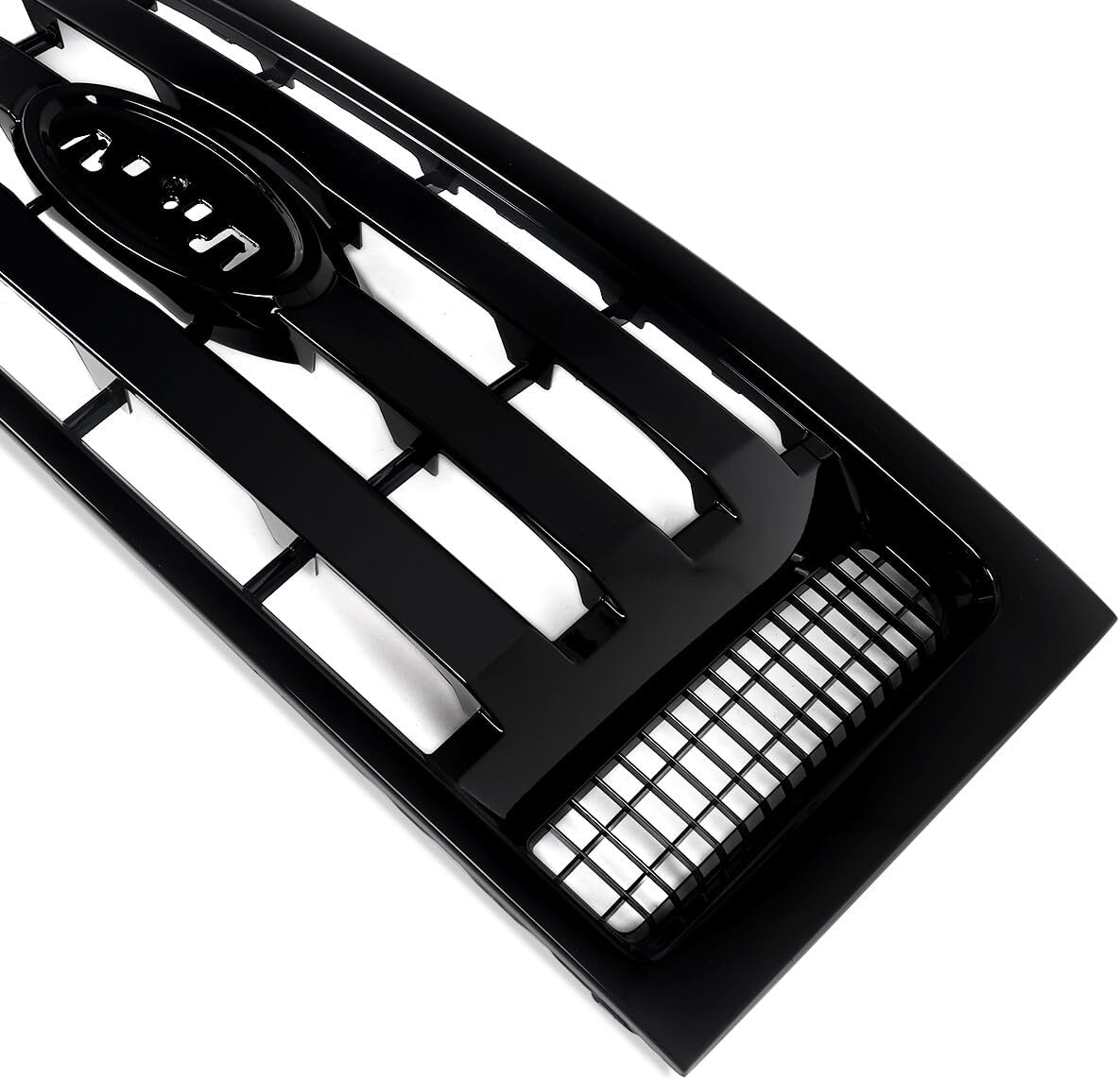 Bewild Front Bumper Grille Assembly Compatible with 2009-2014 Ford F-150 F150 XLT, Housing and Insert Grille Assembly Guards Replacement 9L3Z8200D FO1200511 (Black)