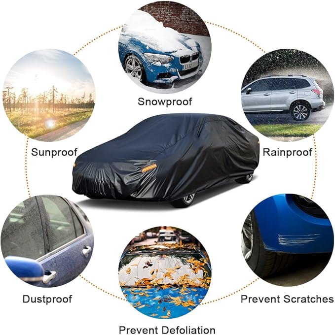 Kayme 7 Layers Car Cover Custom Fit - Image 5