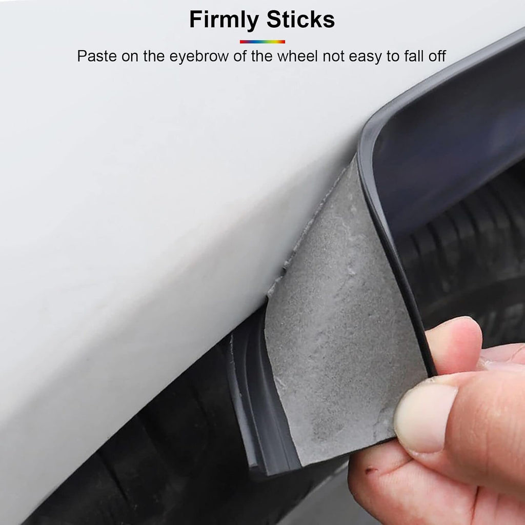 20Ft Car Wheel Arch Trim, Fender Flares Arches Wing Expander Car Wheel Eyebrow Anti-Collision Strip for Pickup SUV Car Fender Flare Edge Trim (5.5CM)