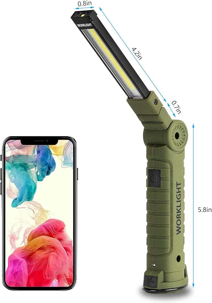 3 Pack Rechargeable LED Work Lights - Image 6