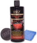 IBIZ® World Class Car Wax - 32oz Professional Grade, Premium Carnauba Car Wax for Ultimate Shine, Deep Gloss and Advanced Protection. Hydrophobic Top Coat - Safe For All Automotive Finishes.