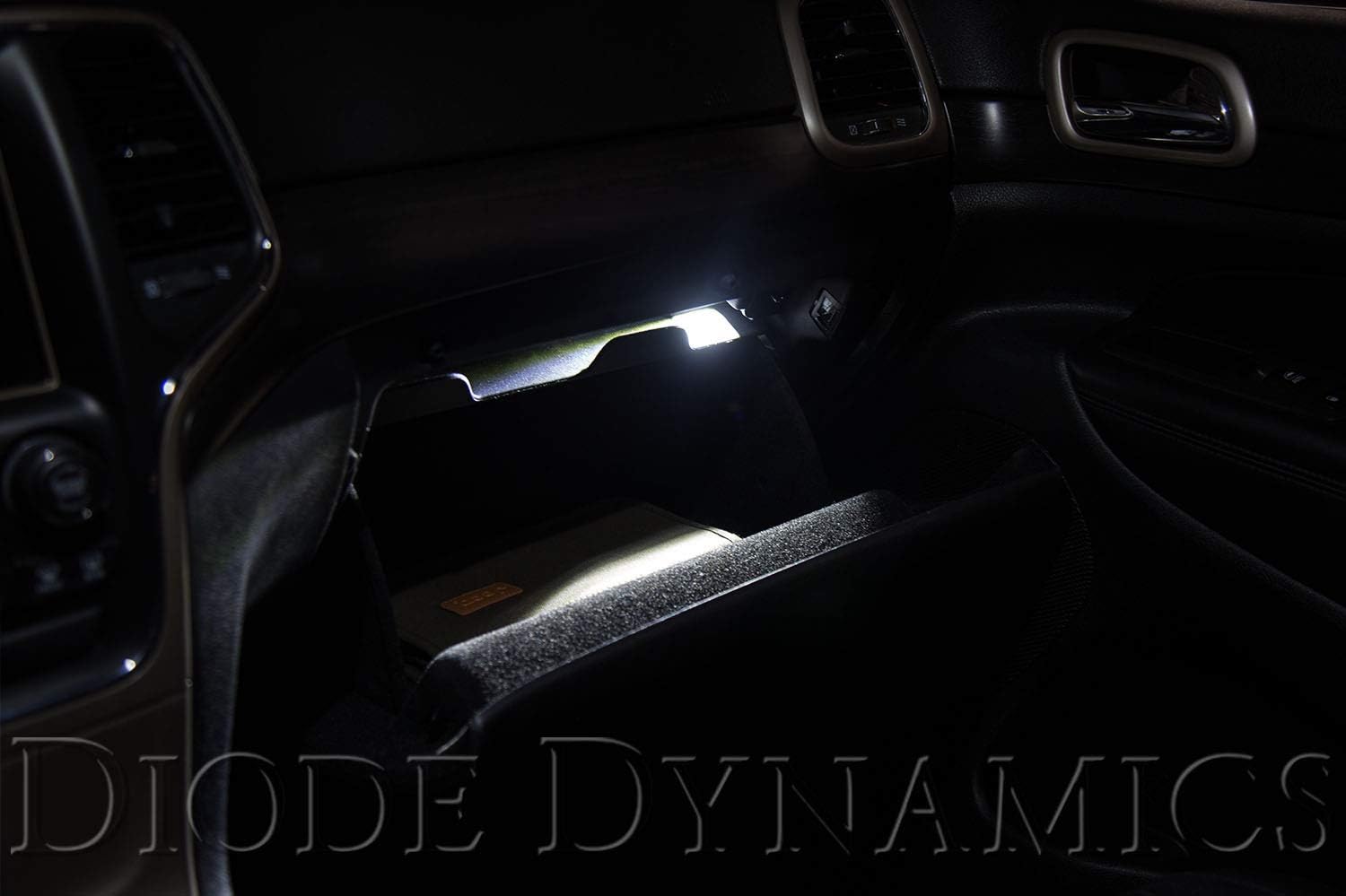 Diode Dynamics Glove Box LED compatible with Jeep Grand Cherokee 2000-2026 (one), 194 HP3 Warm White (3000K)
