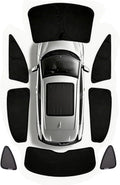 Sunshade 10PCS Set for Tesla Model Y/3, Full Coverage Sun Shade with Sky Roof Sunshade,Heat Insulation Window Sunshades for Front/Rear Windshield Side Window Triangle Window (Model Y 2020-2024)
