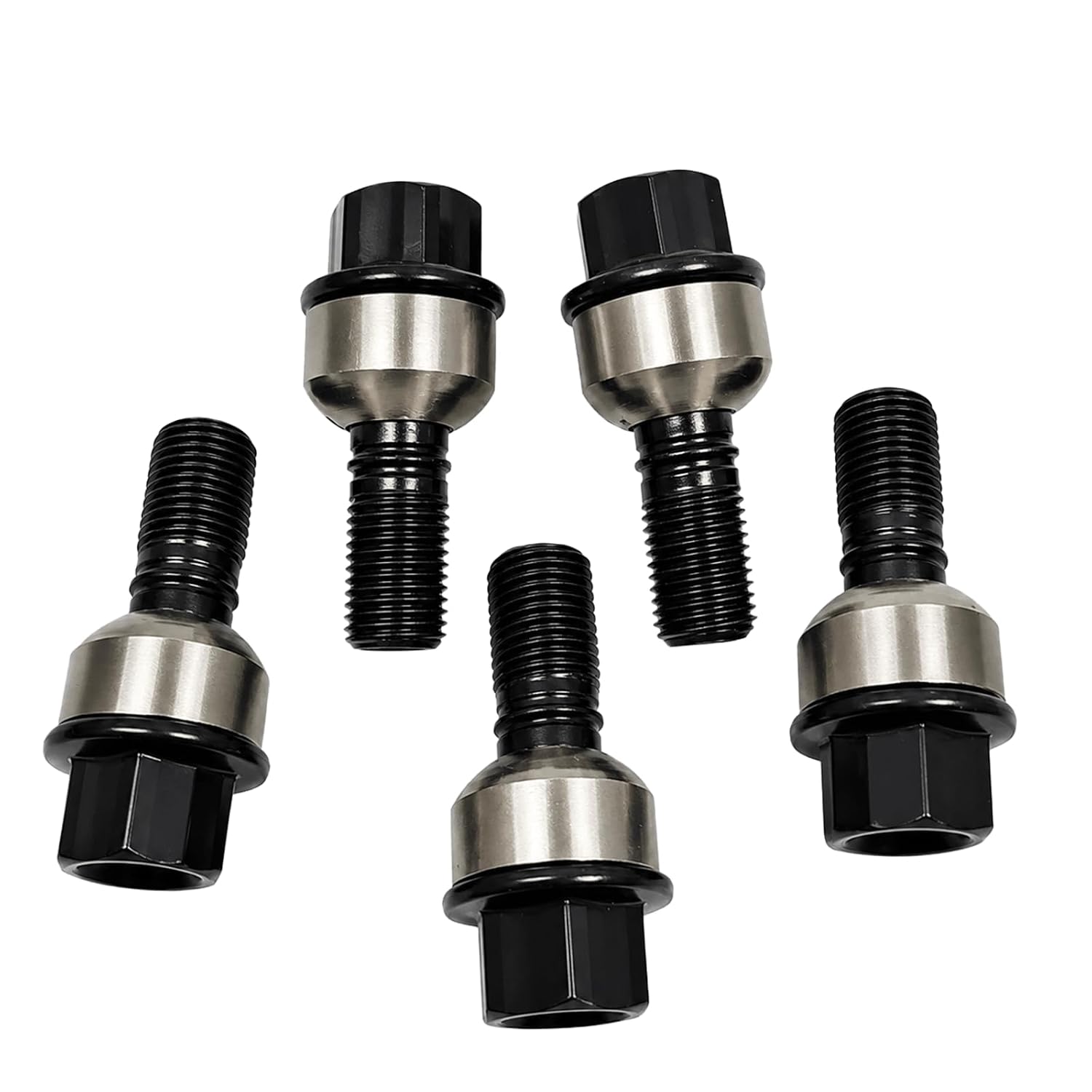 WHT006978 5Pcs M14x1.5 Wheel Bolts Suitable for 2017 2018 Boxster 2.0L/H4 2.5L Models (Front and Rear). Replacement Part #WHT006978 97036120300