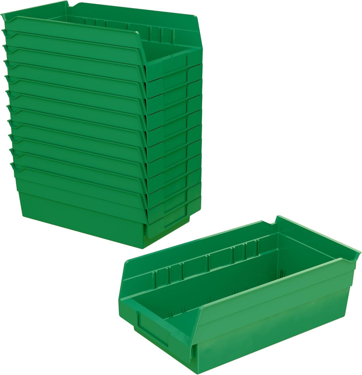 Akro-Mils 30130 Plastic Shelf Bins, Heavy Duty Storage Bins