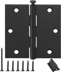 black door hinges - 30 pack mate black, main product view