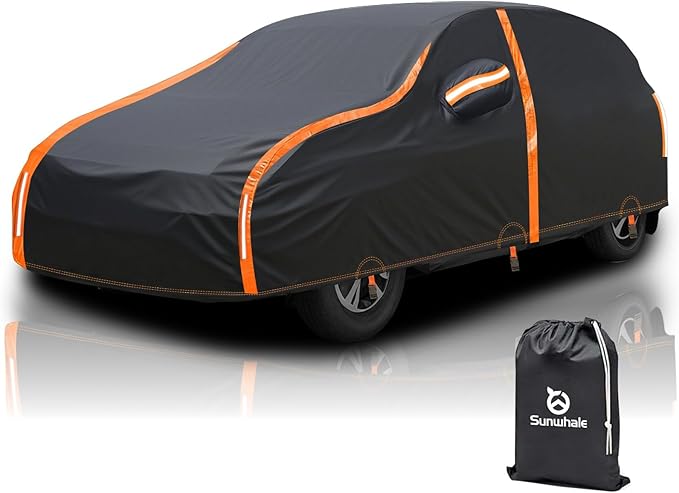 Hatchback Car Cover Waterproof All Weather by SUNWHALECOVERProvidingASoothingStartToYourEveryAdventure