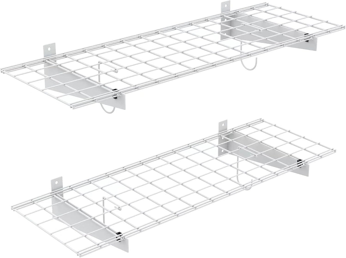 TORACK 2 Pack Garage Storage Wall Shelves