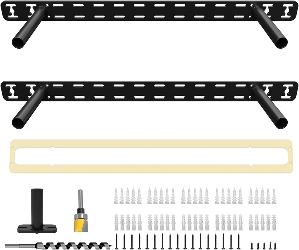 floating shelf hardware heavy duty hidden shelf brackets, main product view