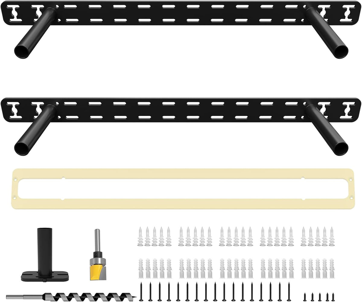 floating shelf hardware heavy duty hidden shelf brackets, main product view