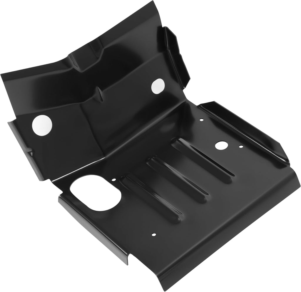 KUAFU Front Passenger Side Cab Floor Pan Support Mounts Compatible with 1980-1998 Ford F100 F150 F250 F350 Super Duty Pickup Ford Bronco Right Black Electrophoresis Steel