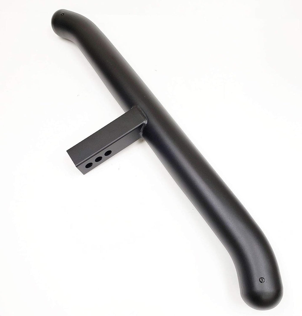 LEDIN 36" Lx3 Hx3 W Towing Hitch Step Bar 2" Receiver Black 3" Round Curved Universal Truck Trailer Rear Bumper Guard
