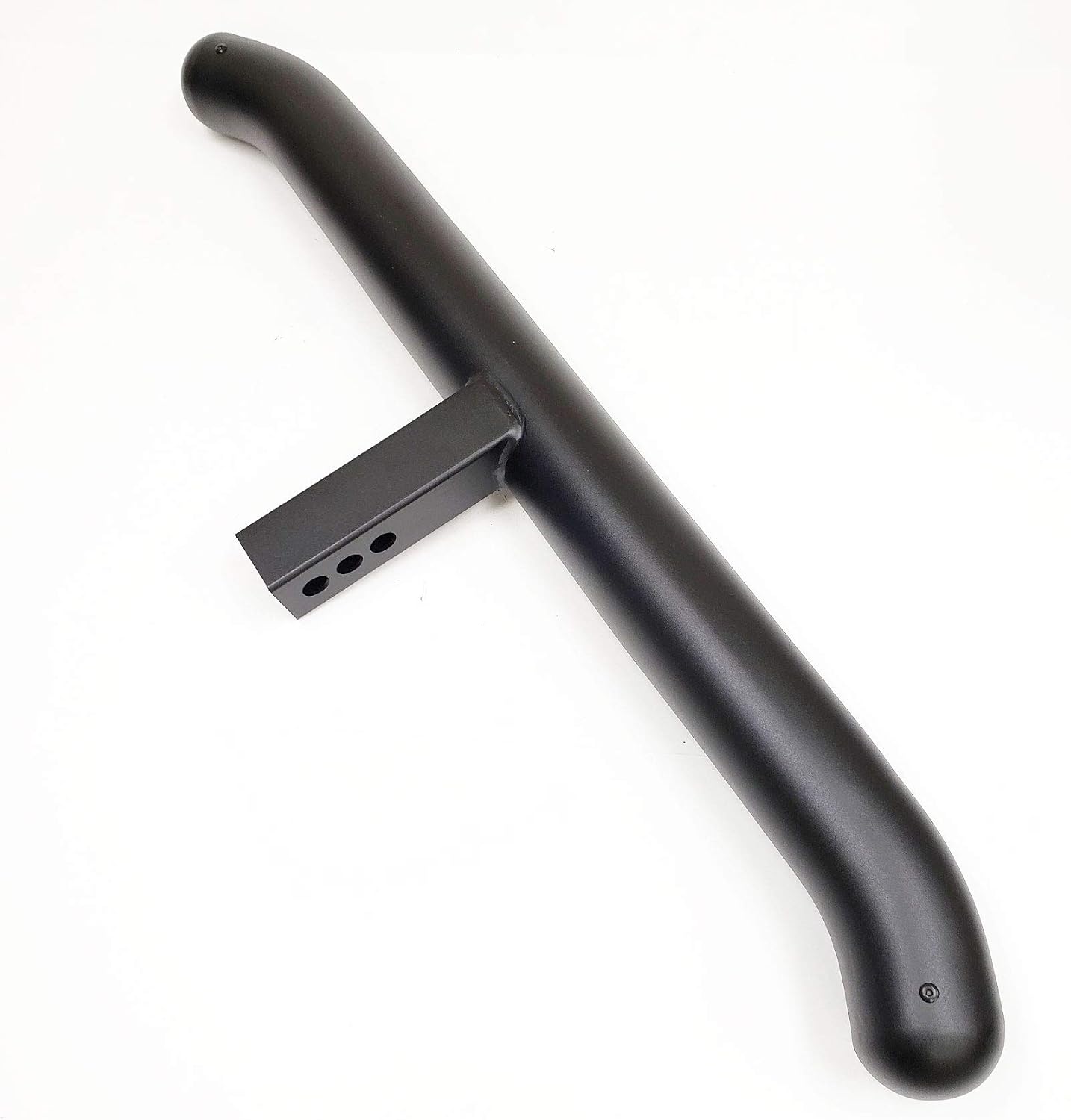 LEDIN 36" Lx3 Hx3 W Towing Hitch Step Bar 2" Receiver Black 3" Round Curved Universal Truck Trailer Rear Bumper Guard