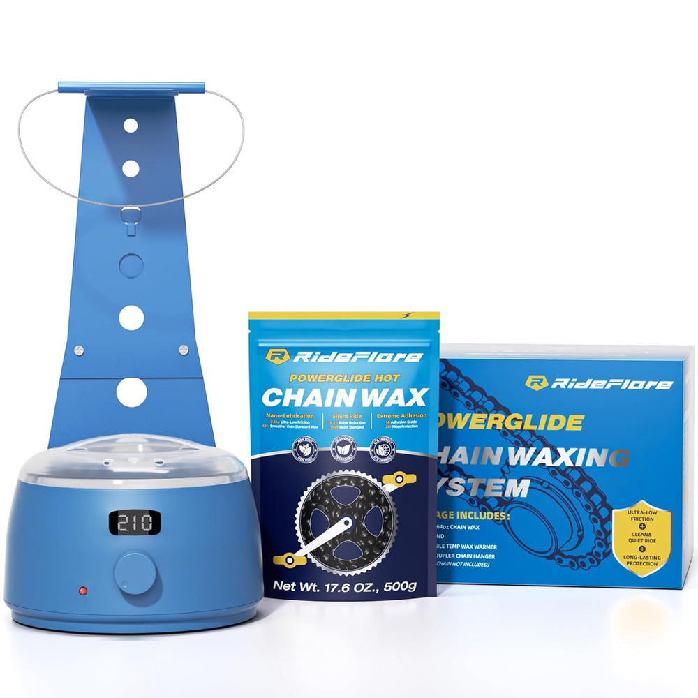 RideFlare Bicycle Chain Wax Melting System – Mess-Free, Efficient Chain Waxin...