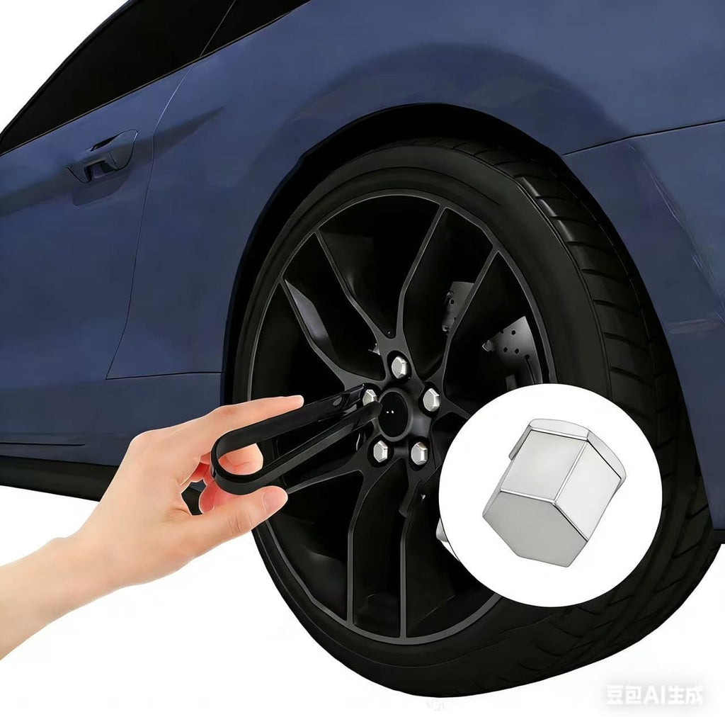 20 Pcs Lug Nut Covers Compatible with Volvo XC90 2019-2024, Wheel Bolt Caps ABS Plastic Hexagon Protector Dustproof Rim Decoration Accessories,Silver-19mm