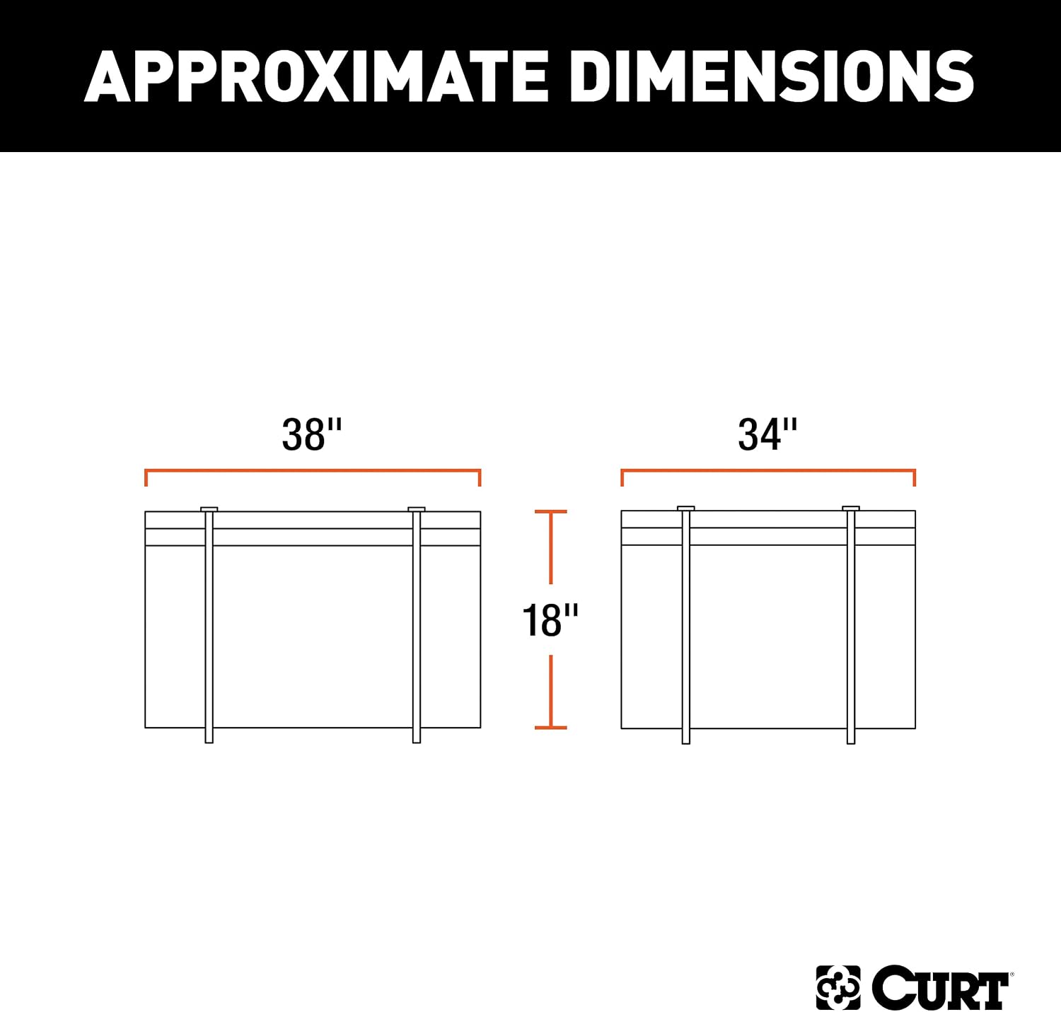 Curt 18220 Waterproof Rooftop Carrier Cargo Bag