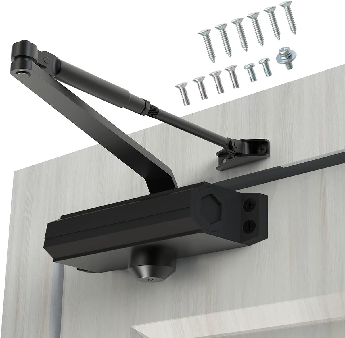automatic door closer heavy duty fire prevention spring, main product view