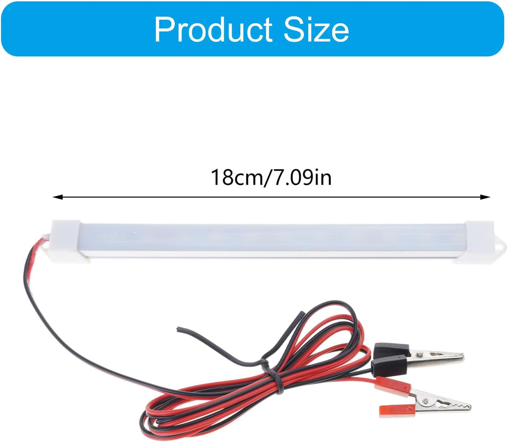 Hard Rigid Tube Strips Lamp 12V SMD5630 Car LED Interior Light Truck Campers Ship Reading Lamp Indoor Ceiling Lights Car LED Interior Light