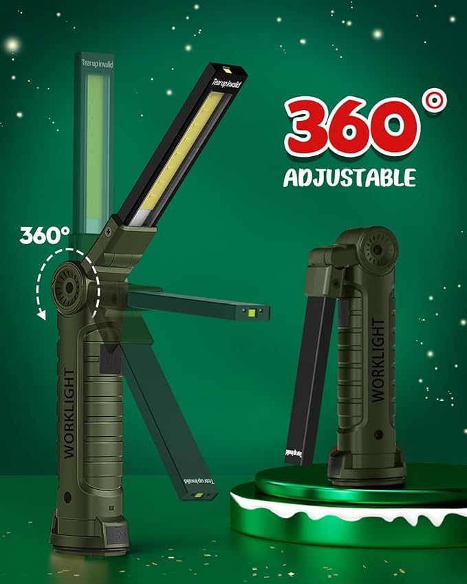 Coquimbo Tool Gifts for Men, Rechargeable LED Work Lights Grill Light - Image 9