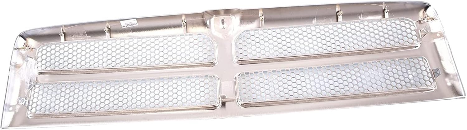 Front Grille Assembly Compatible With Dodge Ram 1500 Grill 1994-2002 / Ram 2500 3500 1994-2001 With Chrome Frame Shell With Chrome Honeycomb Mesh Insert (Except Sport Package)