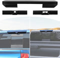 for Silverado High Mount 3rd Brake Light Trim Cover Smoked for Chevrolet Silverado2022 Up for GMC Sierra 2022 Up Black Exterior Accessories 3pcs
