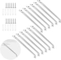 wire shelf support brackets, 12 inch wide closet, main product view